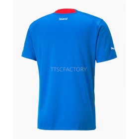 Billiga Fotbollströjor Island Hemma tröja 2022 Kortärmad